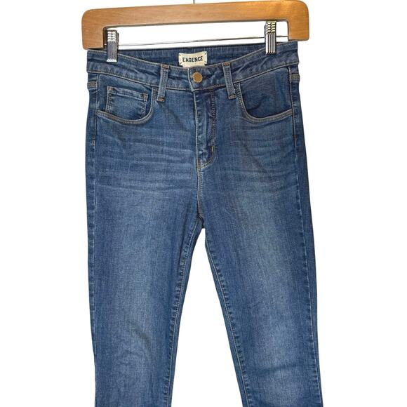 L’AGENCE Margot High Rise Skinny Jeans size 25 - Picture 3 of 7